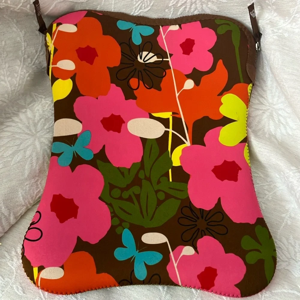 Vibrant Floral Neoprene Sleeve